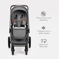 Универсальная коляска Tomix Adele 2 в 1 S760/2 (черный) - Изображение №26 — Chaika Market