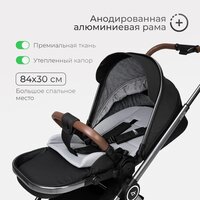 Универсальная коляска Tomix Adele 2 в 1 S760/2 (черный) - Изображение №62 — Chaika Market