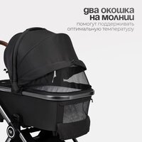 Универсальная коляска Tomix Adele 2 в 1 S760/2 (черный) - Изображение №43 — Chaika Market