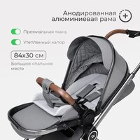 Универсальная коляска Tomix Adele 2 в 1 S760/2 (черный) - Изображение №63 — Chaika Market