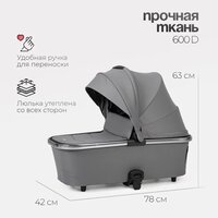 Универсальная коляска Tomix Adele 2 в 1 S760/2 (черный) - Изображение №52 — Chaika Market
