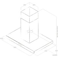 Кухонная вытяжка Elica Joy Island WHIX/A/90 PRF0104629A - Изображение №4 — Chaika Market