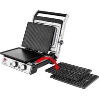 Электрогриль ECG KG 2033 Duo Grill & Waffle - Изображение №15 — Chaika Market