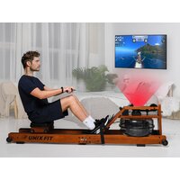 Гребной тренажер Unixfit Wood Rower Dark - Изображение №8 — Chaika Market
