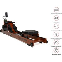 Гребной тренажер Unixfit Wood Rower Dark - Изображение №2 — Chaika Market