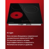 Варочная панель MAUNFELD CVCE453BDBK - Изображение №17 — Chaika Market