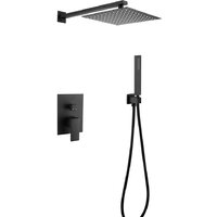 Душевая система  Abber Daheim AF8219B (черный матовый) — Chaika Market