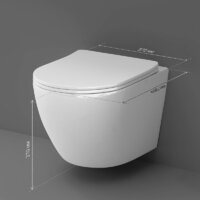 Унитаз подвесной AM.PM Like AquaSpin C801900SC - Изображение №11 — Chaika Market