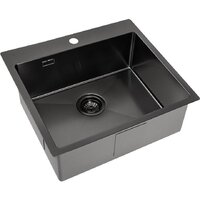Кухонная мойка ZorG ZRE 5551 graphite — Chaika Market