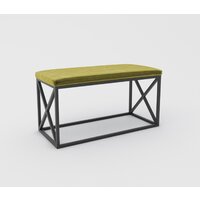 Банкетка Hype Mebel Куб (черный/золото) — Chaika Market