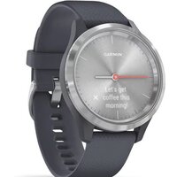 Гибридные умные часы Garmin Vivomove 3S (серебристый/синий) - Изображение №2 — Chaika Market