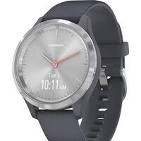 Гибридные умные часы Garmin Vivomove 3S (серебристый/синий) — Chaika Market