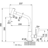 Смеситель Franke Icon 115.0625.190 (черный матовый) - Изображение №5 — Chaika Market