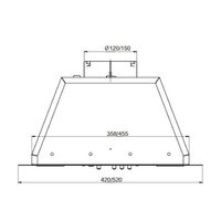 Кухонная вытяжка Elikor Box 42П-450 213845 (черный) - Изображение №2 — Chaika Market