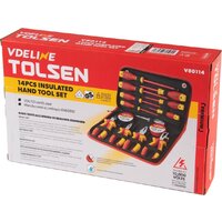 Универсальный набор инструментов Tolsen TTV80114 (14 предметов) - Изображение №4 — Chaika Market
