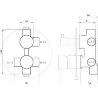 Душевая система  Calani Nexos CAL-B0021 - Изображение №8 — Chaika Market