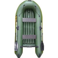 Моторно-гребная лодка Муссон 2900 НД (зеленый) — Chaika Market