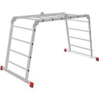 Лестница-трансформер Новая высота NV3326 3326234 (2x3 + 2x4 ступени) — Chaika Market