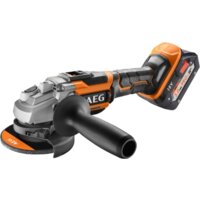 Угловая шлифмашина AEG Powertools BEWS 18-125BL-502C 4935464417 (с 2-мя АКБ, кейс) — Chaika Market