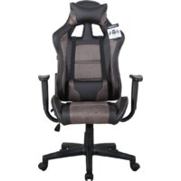 Игровое (геймерское) кресло Brabix GT Racer GM-100 (черный/коричневый) - Изображение №3 — Chaika Market