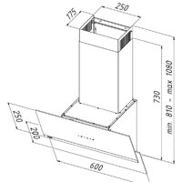 Кухонная вытяжка Akpo Balance Pro 60 Wk-9 (черный) - Изображение №2 — Chaika Market