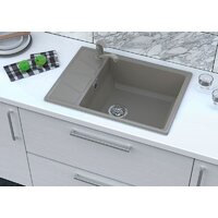 Кухонная мойка GranFest GF-V-680L (песочный) - Изображение №3 — Chaika Market