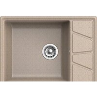 Кухонная мойка GranFest GF-V-680L (песочный) - Изображение №2 — Chaika Market