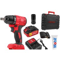 Гайковерт Wortex CWR 0318 0329229 (с 1-м АКБ, кейс, оснастка) — Chaika Market