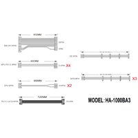 Блок питания 1stPlayer NGDP Platinum 1000W HA-1000BA3-BK - Изображение №2 — Chaika Market