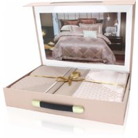 Семейный комплект постельного белья Alleri Сатин Jacquard Premium семейный СЖ-084 - Изображение №2 — Chaika Market