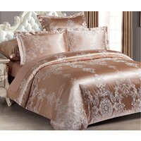 Семейный комплект постельного белья Alleri Сатин Jacquard Premium семейный СЖ-084 — Chaika Market