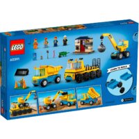 Конструктор LEGO City 60391 Строительные машины и кран с шаром для сноса - Изображение №4 — Chaika Market