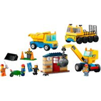 Конструктор LEGO City 60391 Строительные машины и кран с шаром для сноса - Изображение №3 — Chaika Market