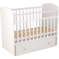 Классическая детская кроватка Фея 750 (белый) — Chaika Market