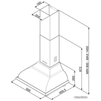 Кухонная вытяжка Smeg KC16POE - Изображение №2 — Chaika Market