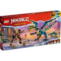 Конструктор LEGO Ninjago 71796 Стихийный Дракон против Робота-императрицы — Chaika Market