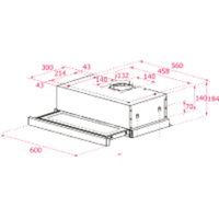 Кухонная вытяжка TEKA CNL 6415 Plus (белый) [40436821] - Изображение №2 — Chaika Market