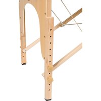Массажный стол Atlas Sport складной 2-с 60 см деревянный (бежевый) - Изображение №9 — Chaika Market
