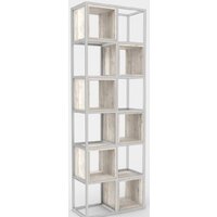 Стеллаж Hype Mebel Грос-2 70x210 (белый/древесина белая) - Изображение №1 — Chaika Market