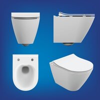 Унитаз подвесной Cersanit City Smart CO DPL EO Slim + Link PRO 68306 (с кнопкой Twins хром глянцевый) - Изображение №4 — Chaika Market
