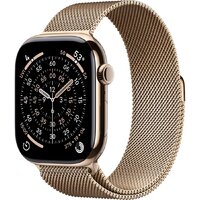 Умные часы Apple Watch Series 11 LTE 46 мм (титановый корпус, золотистый/золотистый, миланская петля S/M) — Chaika Market