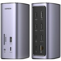 Док-станция Ugreen USB C Triple Display Docking Station 12-in-1 90325 — Chaika Market