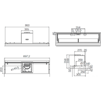 Кухонная вытяжка Elica Lever IX/A/86 PRF0160152 - Изображение №5 — Chaika Market