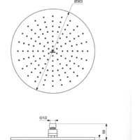 Верхний душ Ideal Standard Idealrain A5803XG - Изображение №6 — Chaika Market