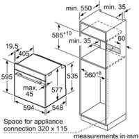 Электрический духовой шкаф Bosch Serie 8 HSG7584B1 - Изображение №7 — Chaika Market