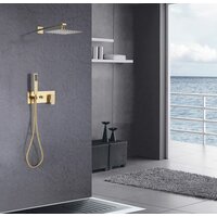 Душевая система  Abber Daheim AF8218G (золотой матовый) - Изображение №2 — Chaika Market