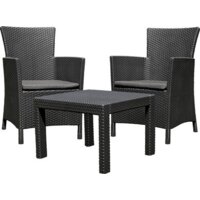 Набор садовой мебели Allibert Rosario balcony set (графит) — Chaika Market