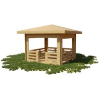 Беседка ДомБелКом Б-1 (3.5х3.5 м) — Chaika Market