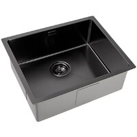 Кухонная мойка ZorG ZRE 5545 graphite - Изображение №1 — Chaika Market