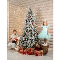 Ель National Tree Company Ариадна заснеженная АРД/ЗСН-210 210 см - Изображение №4 — Chaika Market